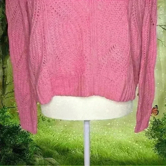New With Tags Madewell Pink Knitted Sweater - Picture 3 of 8